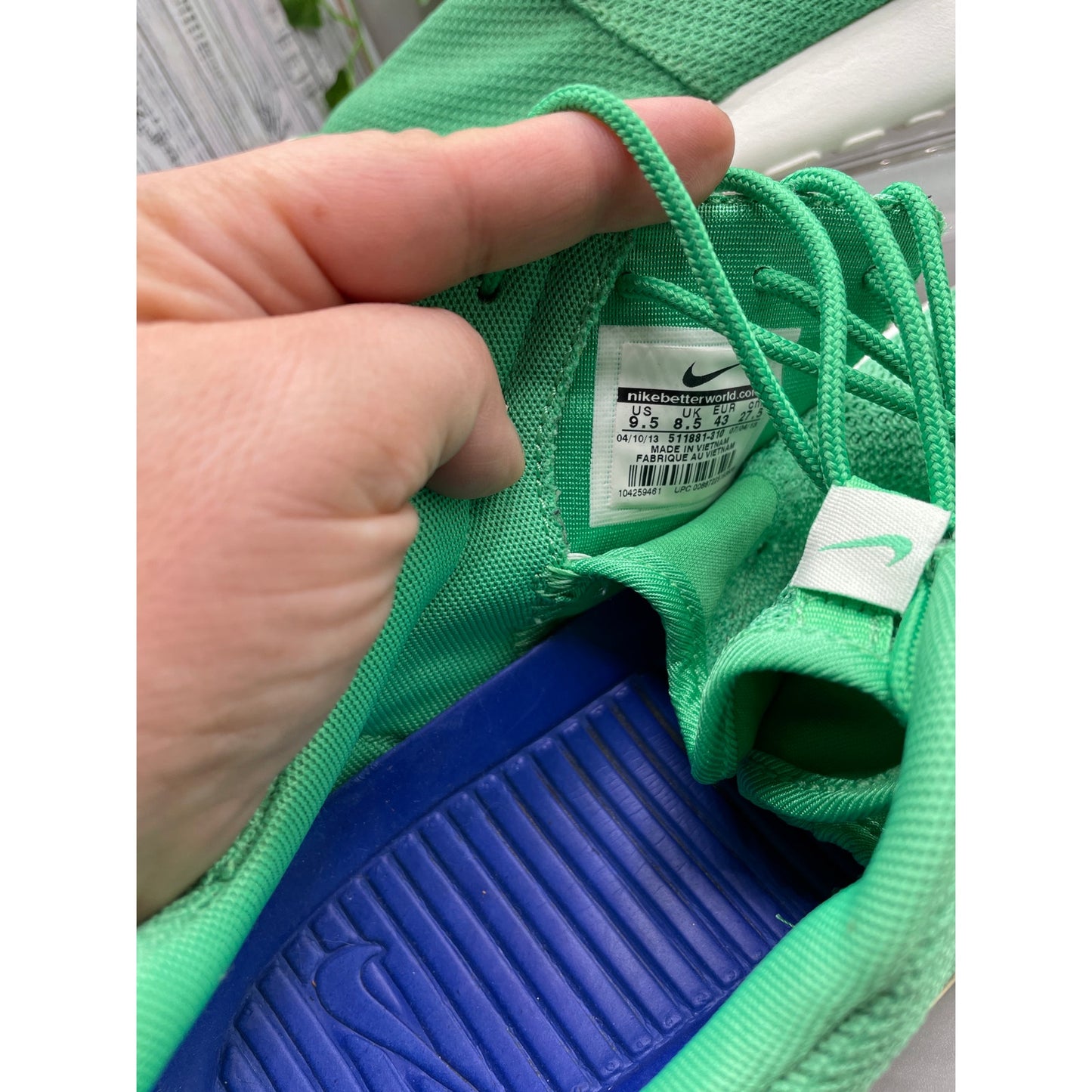 Nike Roshe Run 'Gamma Green' Men’s Athletic Running Shoes Sneakers 9.5