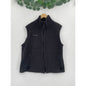 Columbia Mens Charcoal Black Zipper Fleece Vest  Large