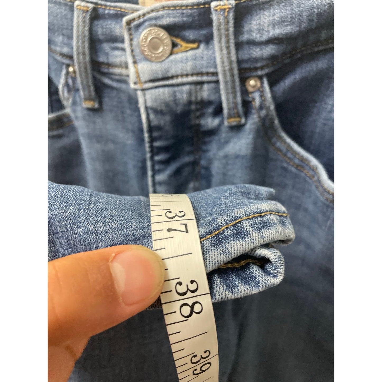 Women Levis 311 Shaping Blue Denim Skinny Jeans Size 28