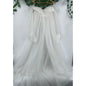 Fairytale Romantic Pearl Embellished Tule Off The Shoulder Wedding Dress Size 5