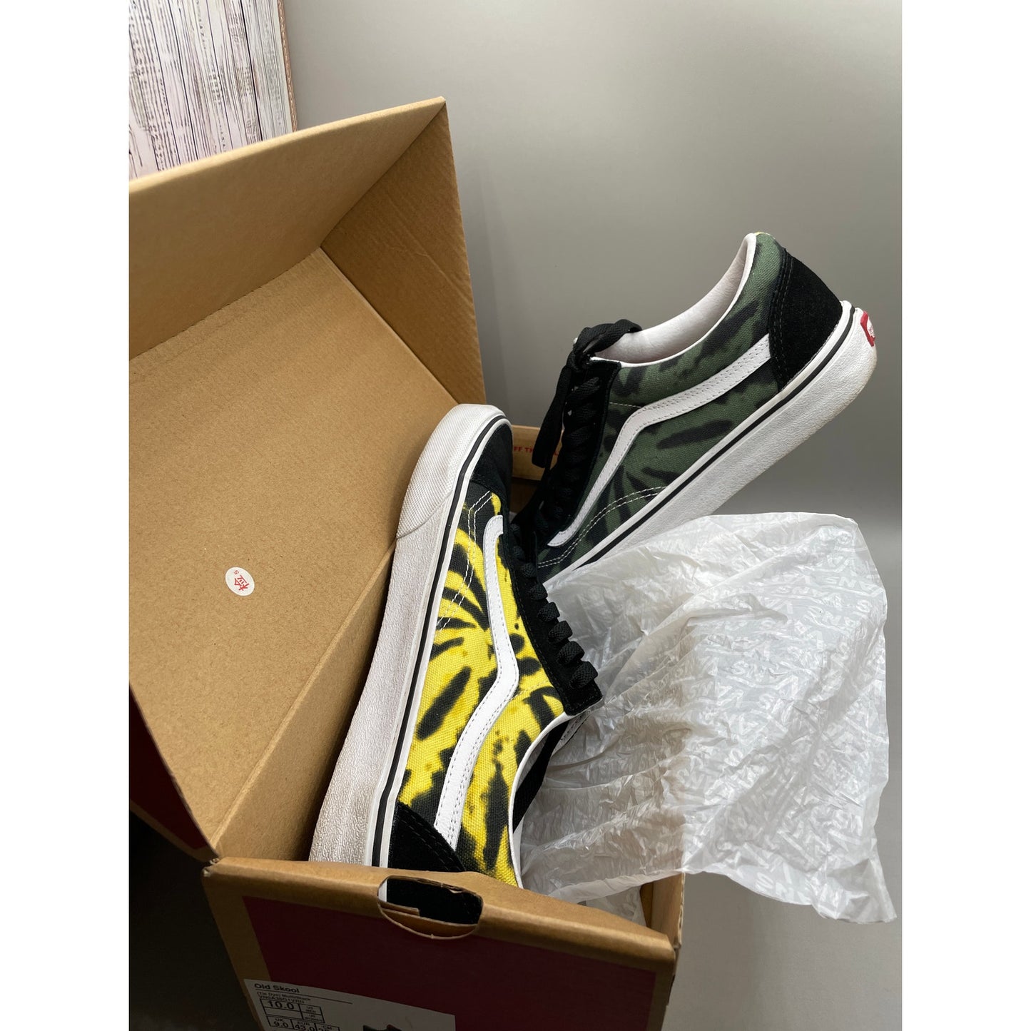 Vans Old Skool Tie Dye Multi Men’s Sneakers Size 10