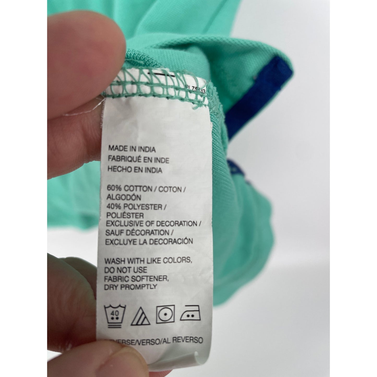 Izod Advantage Performance Natural Stretch Teal Mens Polo XXL
