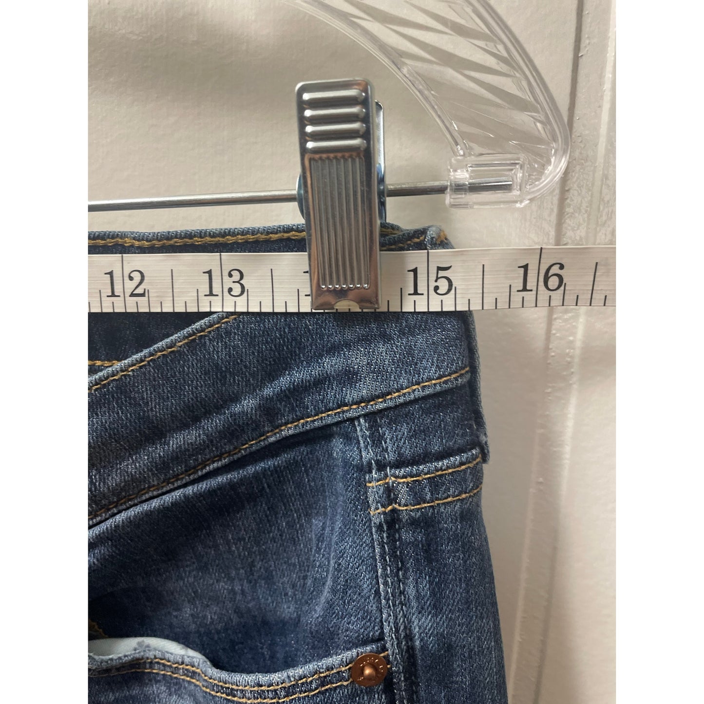 Lucky Brand Medium Wash Woman Sofia Skimmer Denim Jeans SZ10