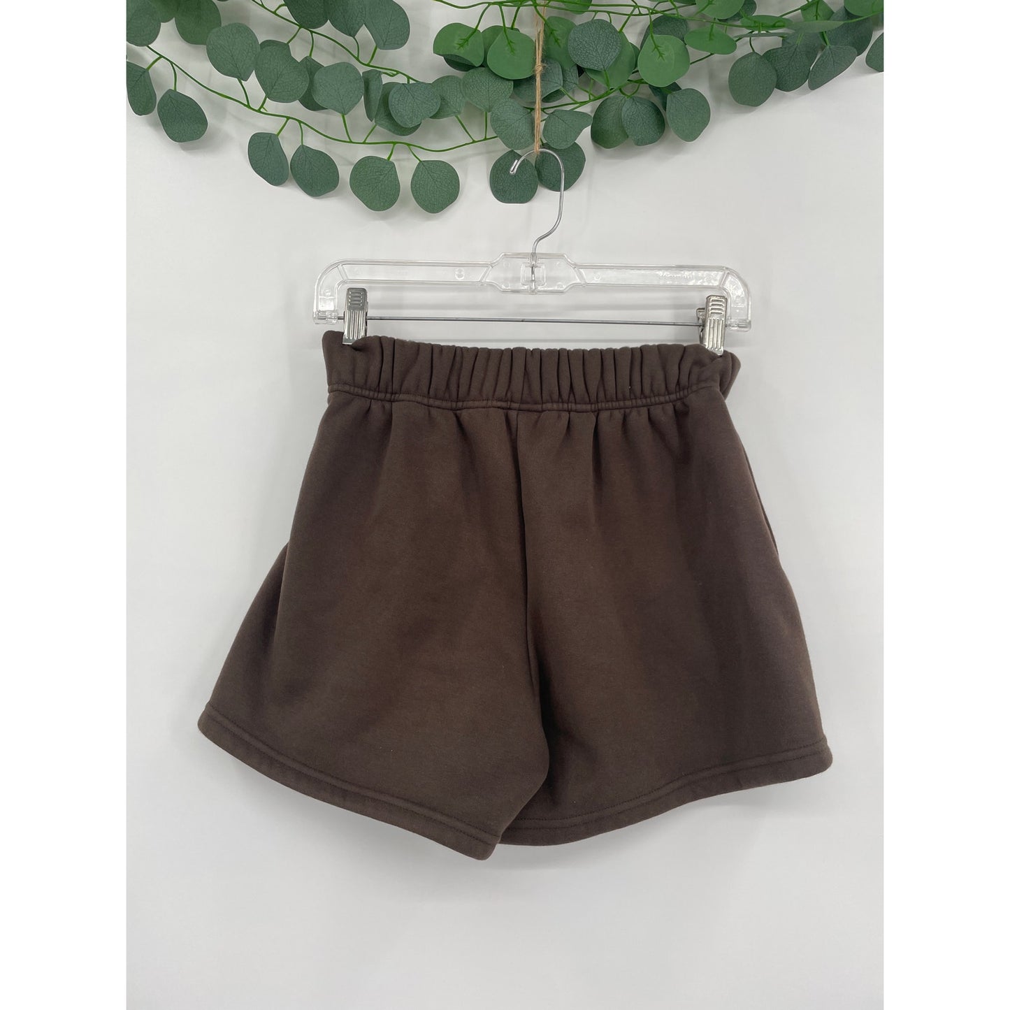 2 Kamo Fitness Cozy-tech Activewear Brown and Grey Sweat-shorts Bundle XS