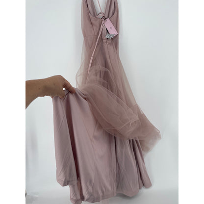 Kiss The Girl Midi Blush Hello Molly Prom Dress NWT XS
