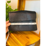 Graham and Spencer Genuine Leather Boho Chic Envelope Clutch Purse with Magnet Closure