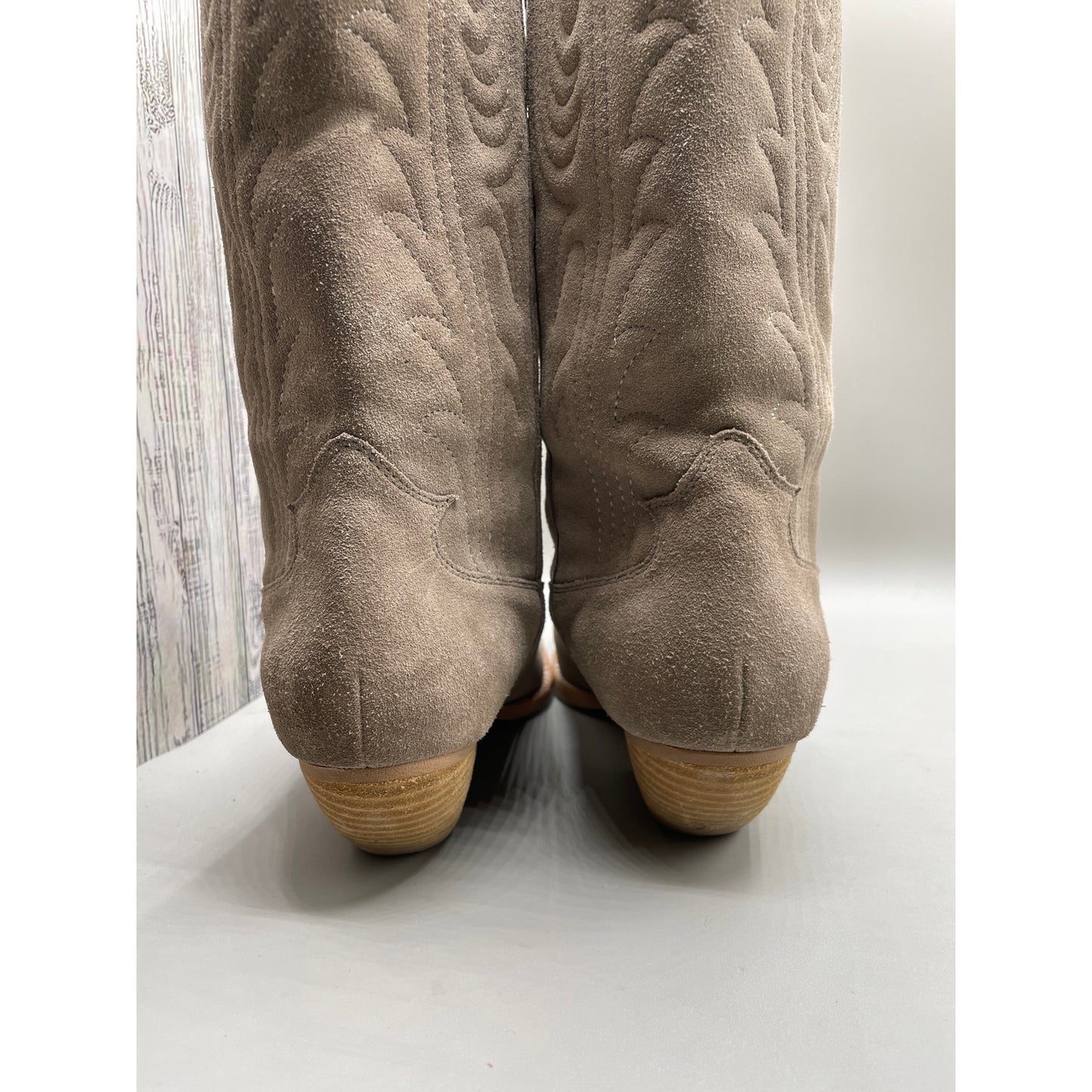 Jeffrey Campbell Calvera 2K Leather Western Knee High Woman’s Boot 7.5