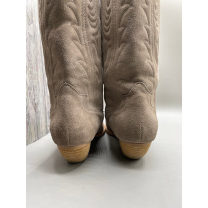Jeffrey Campbell Calvera 2K Leather Western Knee High Woman’s Boot 7.5