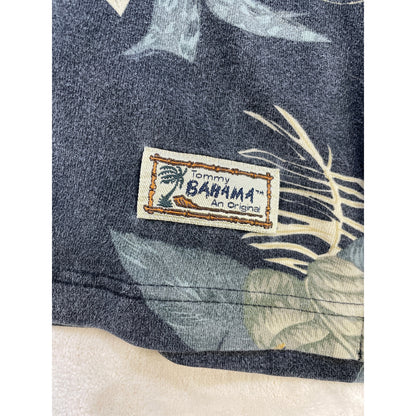 Vintage Men’s Tommy Bahama 100% Cotton Men’s Floral Polo Large