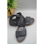 Black Sorel Ella III Leather Sandal