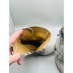 Woman’s Grey 37.5 Belstaff  Leather Boots zipper closure