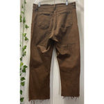 Women’s NYDJ Mom Jeans Brown Tummy Tuck Straight Loose Fit Size 12