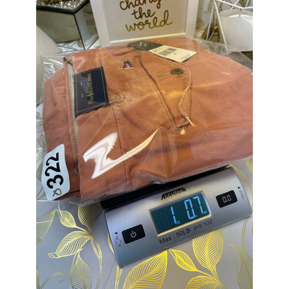 NWT Polo Ralph Lauren Burnt Orange Mens Bermuda Chino Flag Cotton Shorts 38