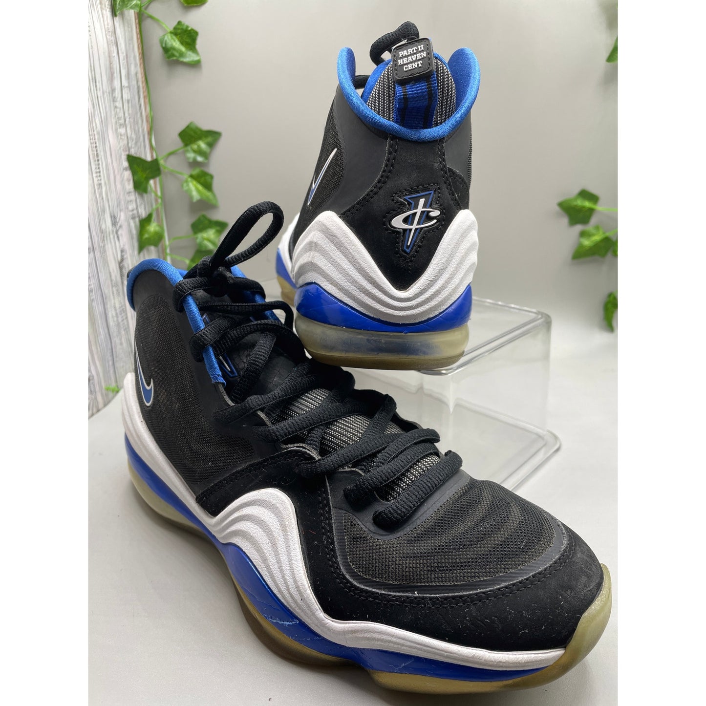 Nike Air Penny 5 “Orlando Home” Black Blue White Athletic Basketball Men’s Sneakers 9