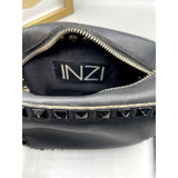 Inzi Black Cross Body Purse with Black Studs