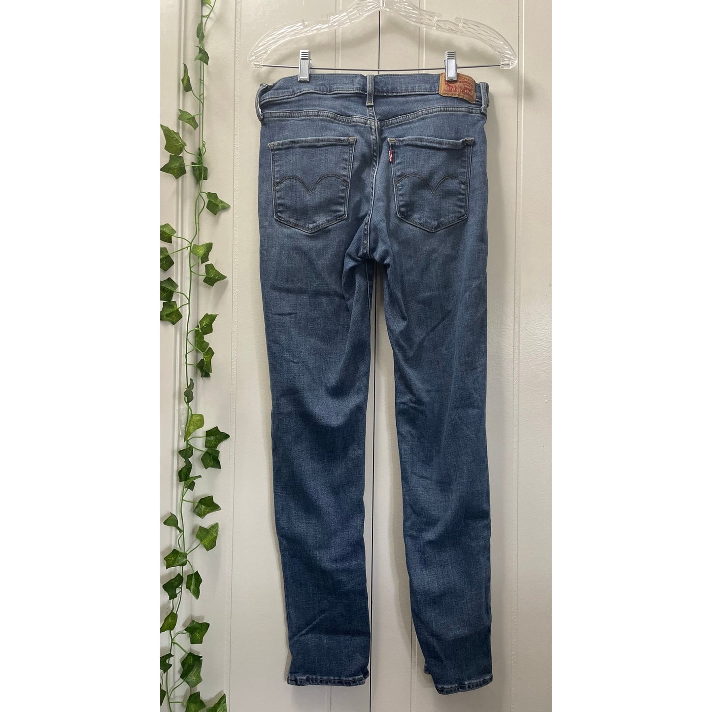 Women Levis 311 Shaping Blue Denim Skinny Jeans Size 28