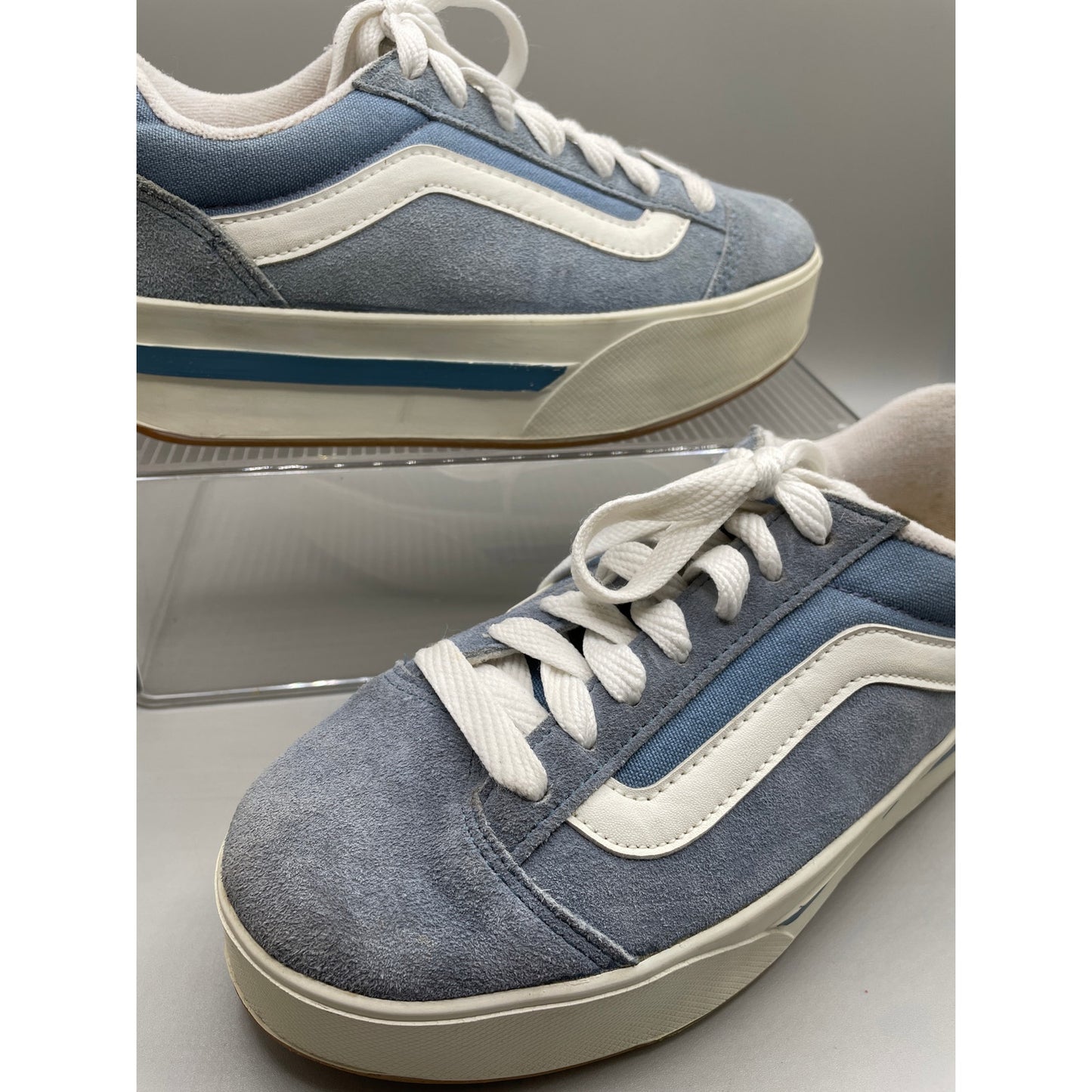 Vintage Vans Pristine Rare 80’s 90’s Plat Old Skool Platform Woman’s Vans Sneaker 7