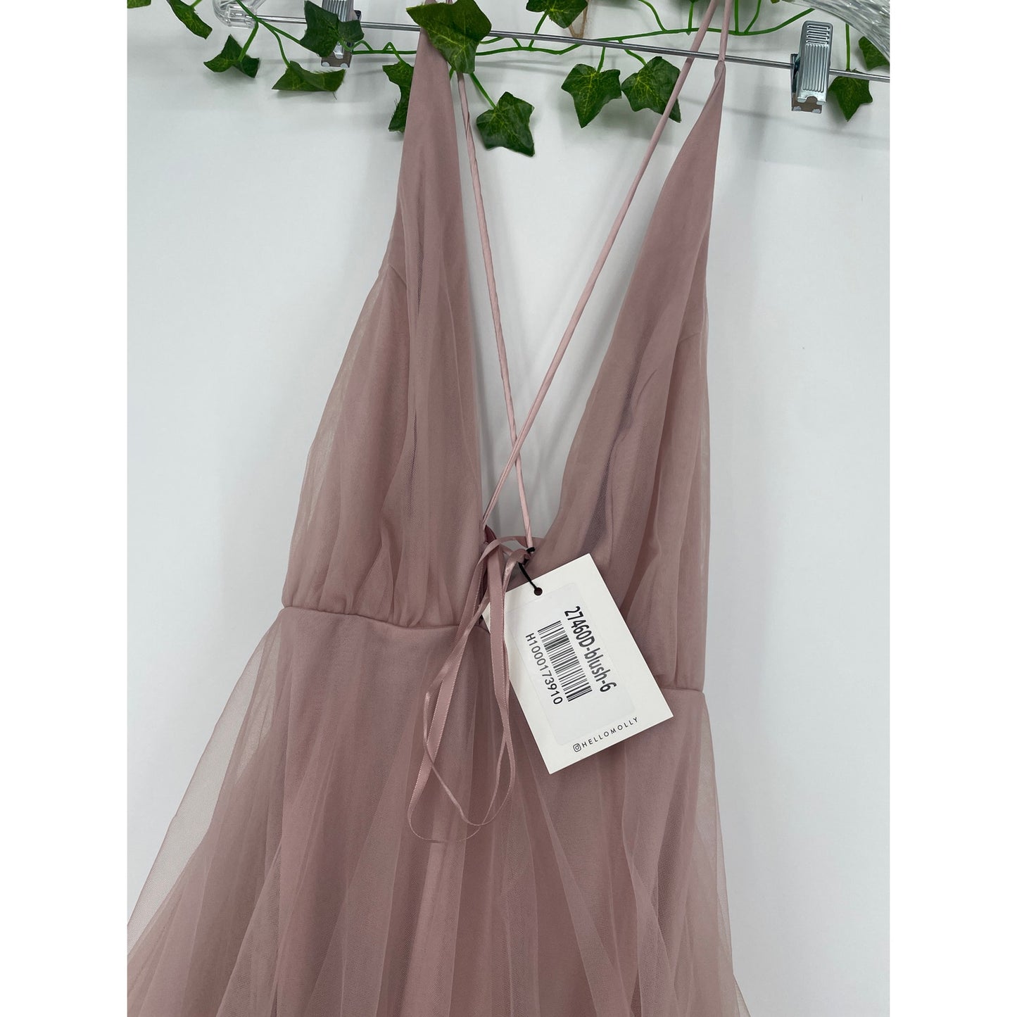 Kiss The Girl Midi Blush Hello Molly Prom Dress NWT XS