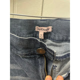 Juicy Couture Y2k  Woman Distressed Denim Rhinestones SZ 14