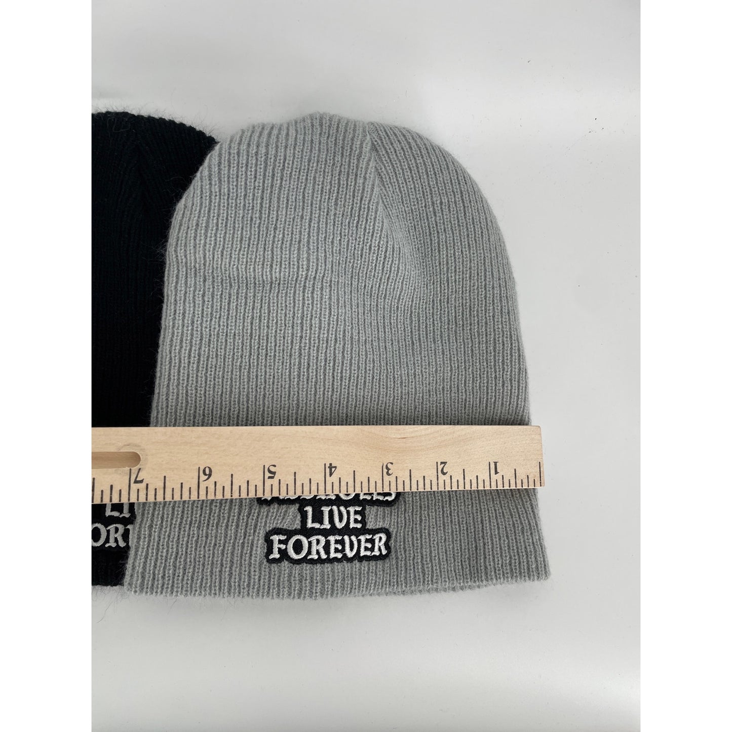 Assholes Live Forever Beanie Bundle Set-Black Grey Light Blue