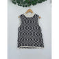 Liz Claiborne Liz & Co Vtg  Cream Knit Short Turtle Neck Cotton Made In UK  L