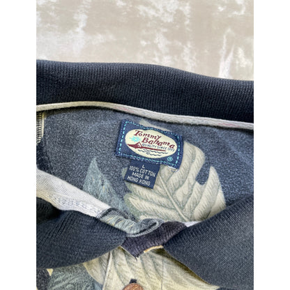 Vintage Men’s Tommy Bahama 100% Cotton Men’s Floral Polo Large
