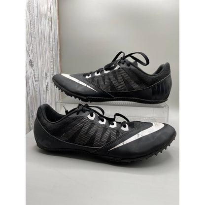 Nike Rival S Black Track Cleats Athletic Lace Up Shoes *No Spikes Men’s 11.5