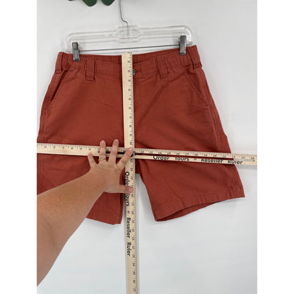 Carhartt Mens Terracotta Relaxed Fit Cargo Shorts Size 32