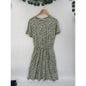 Boden Green Floral Paisley Jersey Dress Womans US 10R