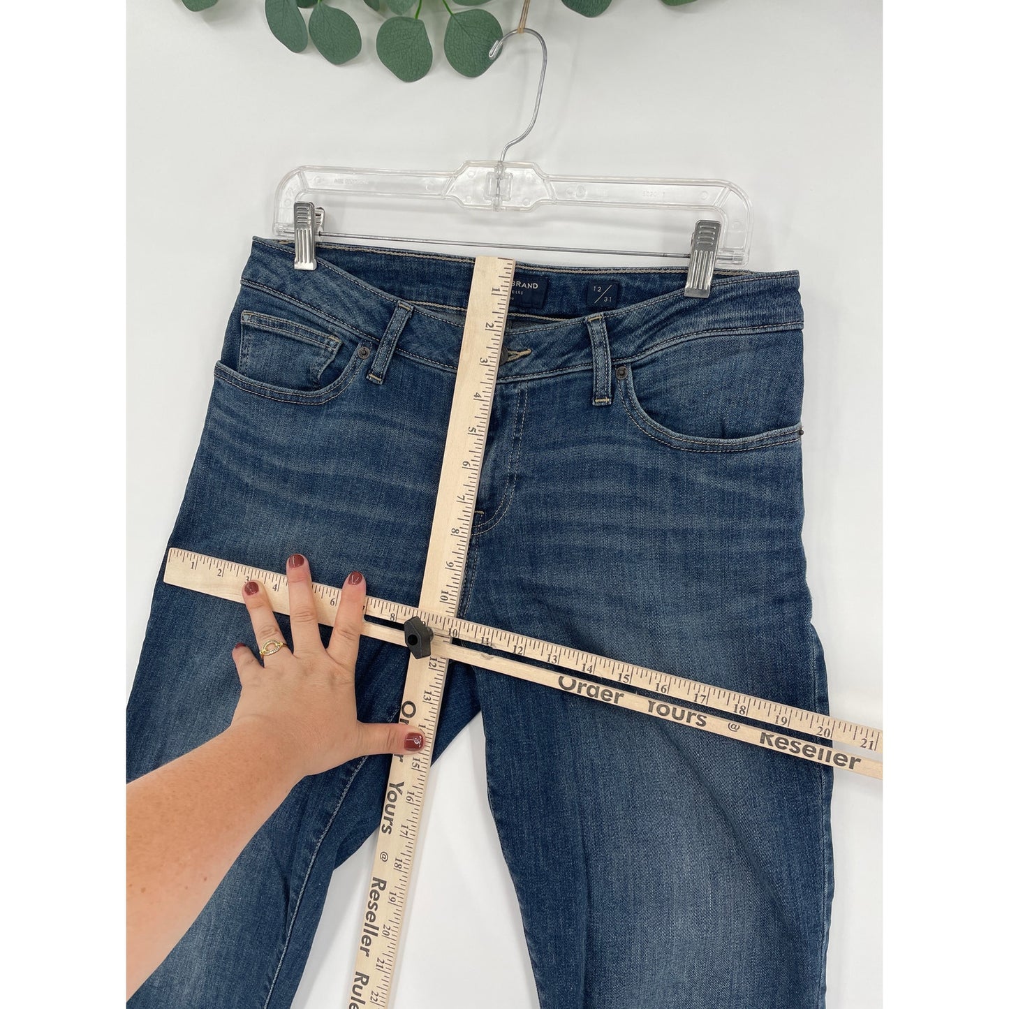 Lucky Brand Dark Denim Low Rise Crop Lolita 12/31