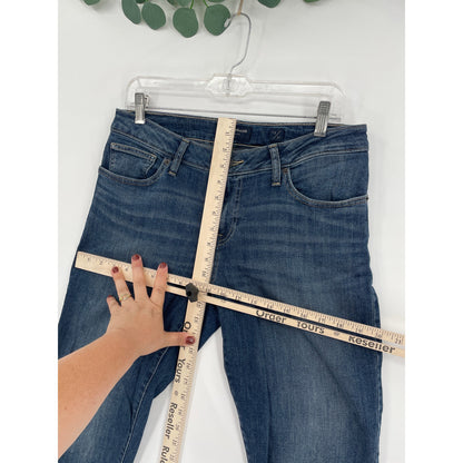 Lucky Brand Dark Denim Low Rise Crop Lolita 12/31