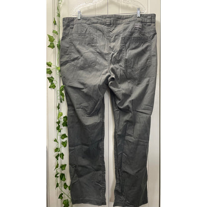 Mens Grey Columbia Regular Khaki Pants Size 42x32
