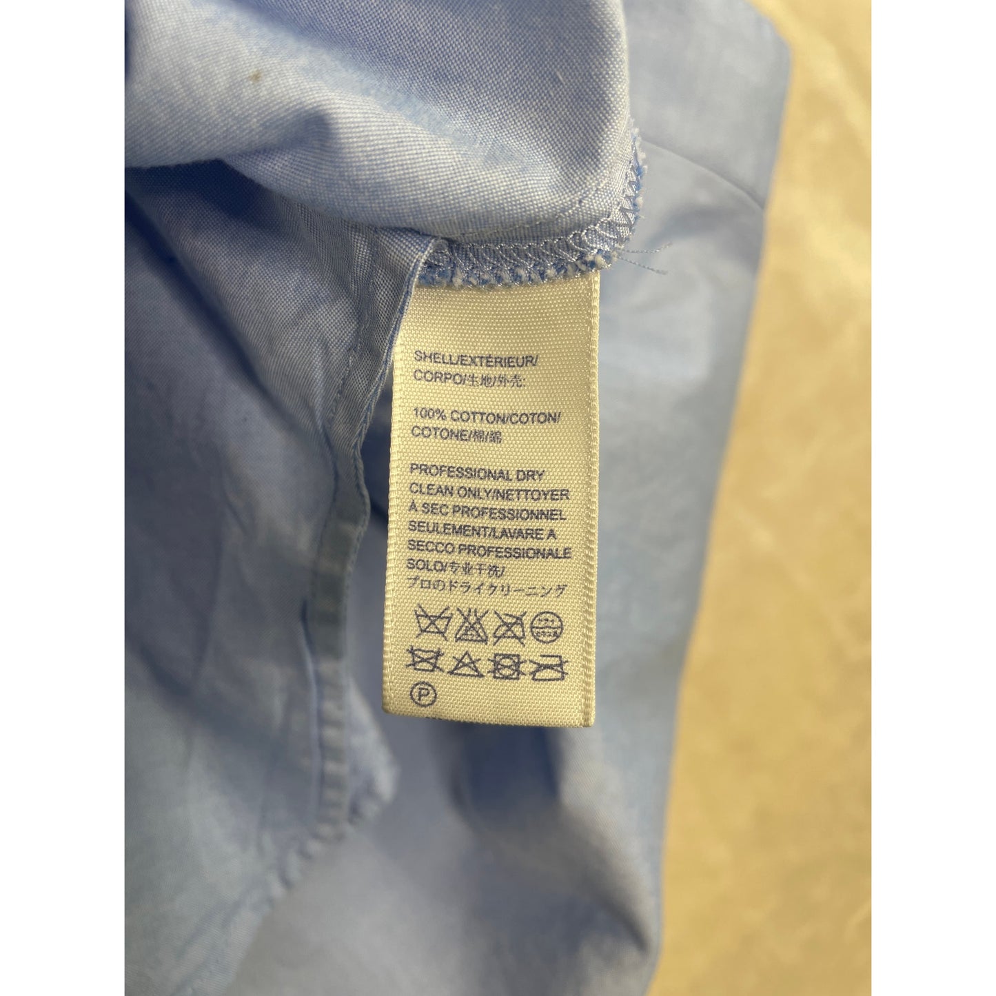 Rebecca Mincoff Cotton Sky Blue Button Up Shirt Dress XS
