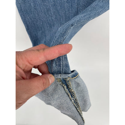 Old Navy Woman Retro Y2K Style Extra High Rise Wide Leg Cuffed Drapey Denim Size 10