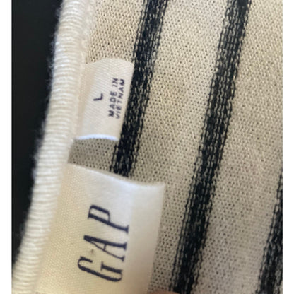 The Gap Womans Stripped Knit Long Sleeve Shirt SZ L