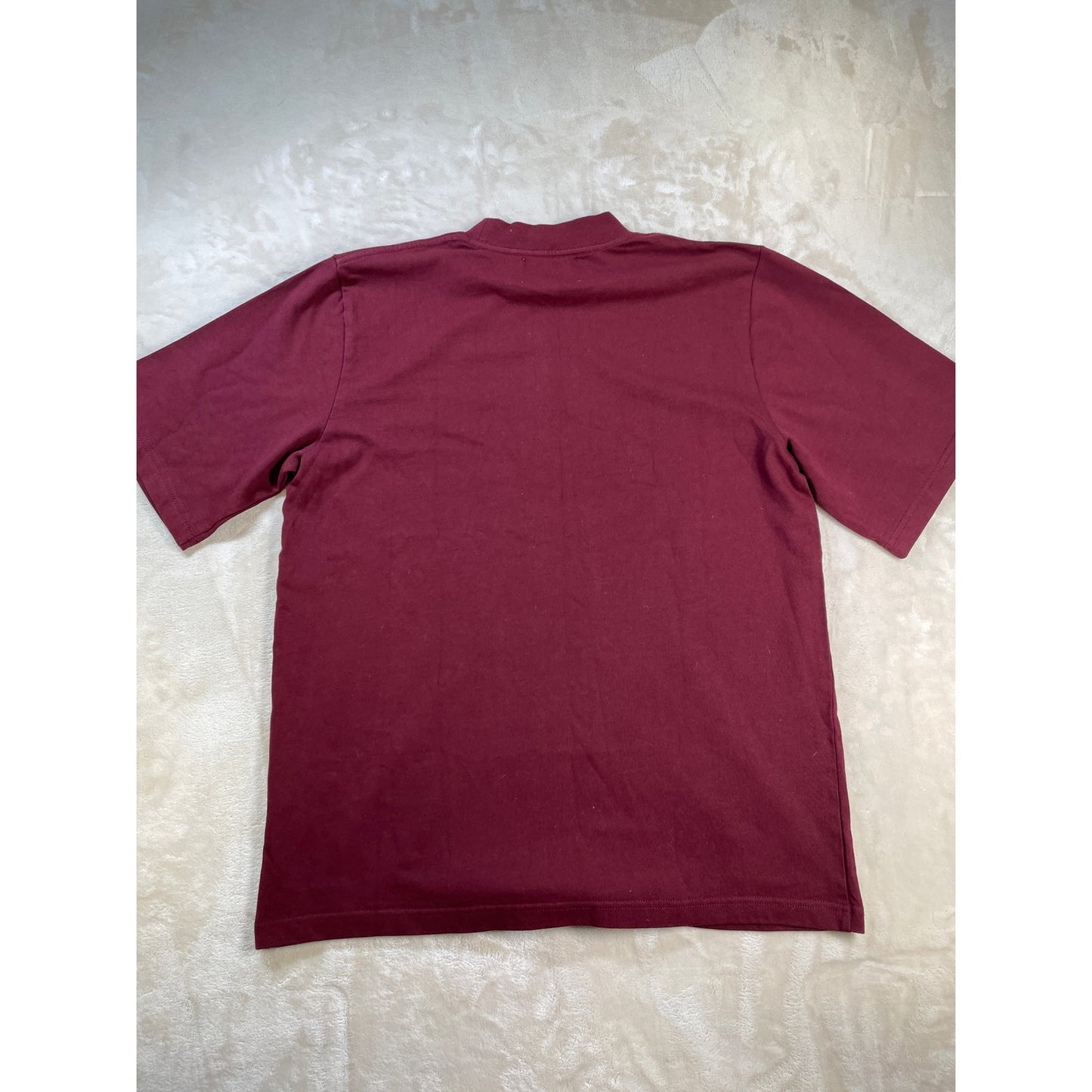 Our Lady Of Rocco “by appointment only”NWT  Cotton Solid Burgundy T-shirt S