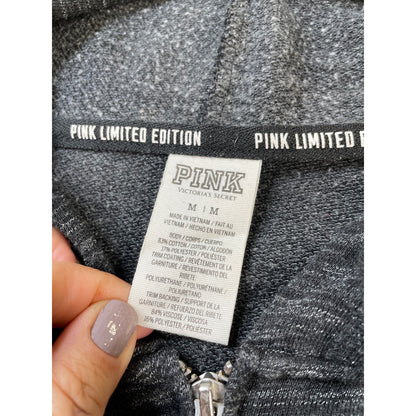 Limited Edition Victoria Secret Pink Zipper Hoodie Pant set M & L