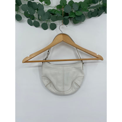 Coach Vintage Soho Hobo Cream White Leather Small Purse