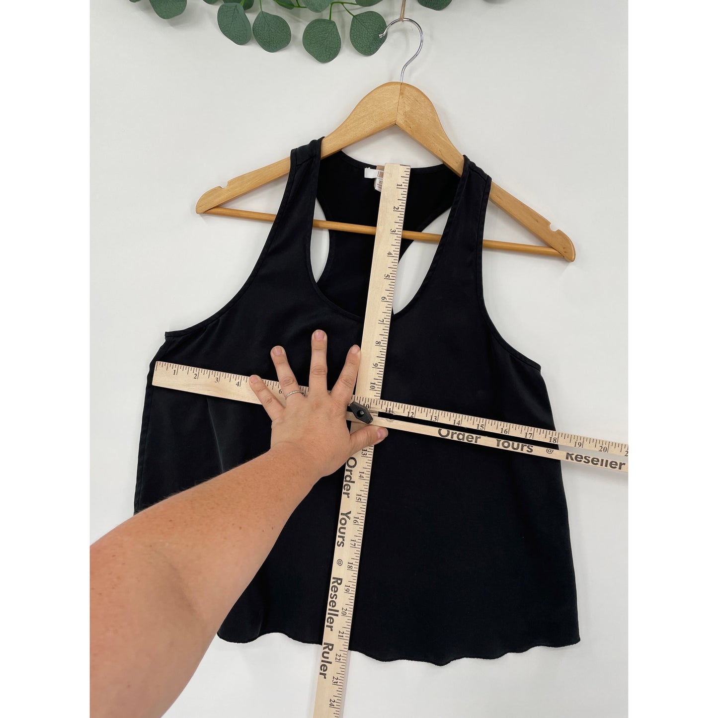 Lunya %100 Silk Pajama Set Black Tank and Navy Shorts XS