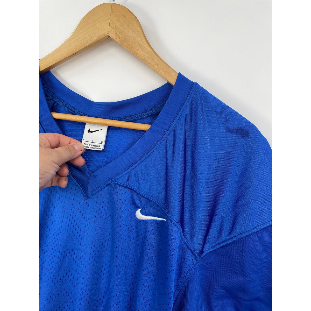 Nike Vapor Mens Varsity Football Practice Jersey Royal Blue Large