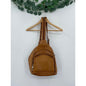 Piel Genuine Leather 2 Pocket Sling Back Pack Honey Color