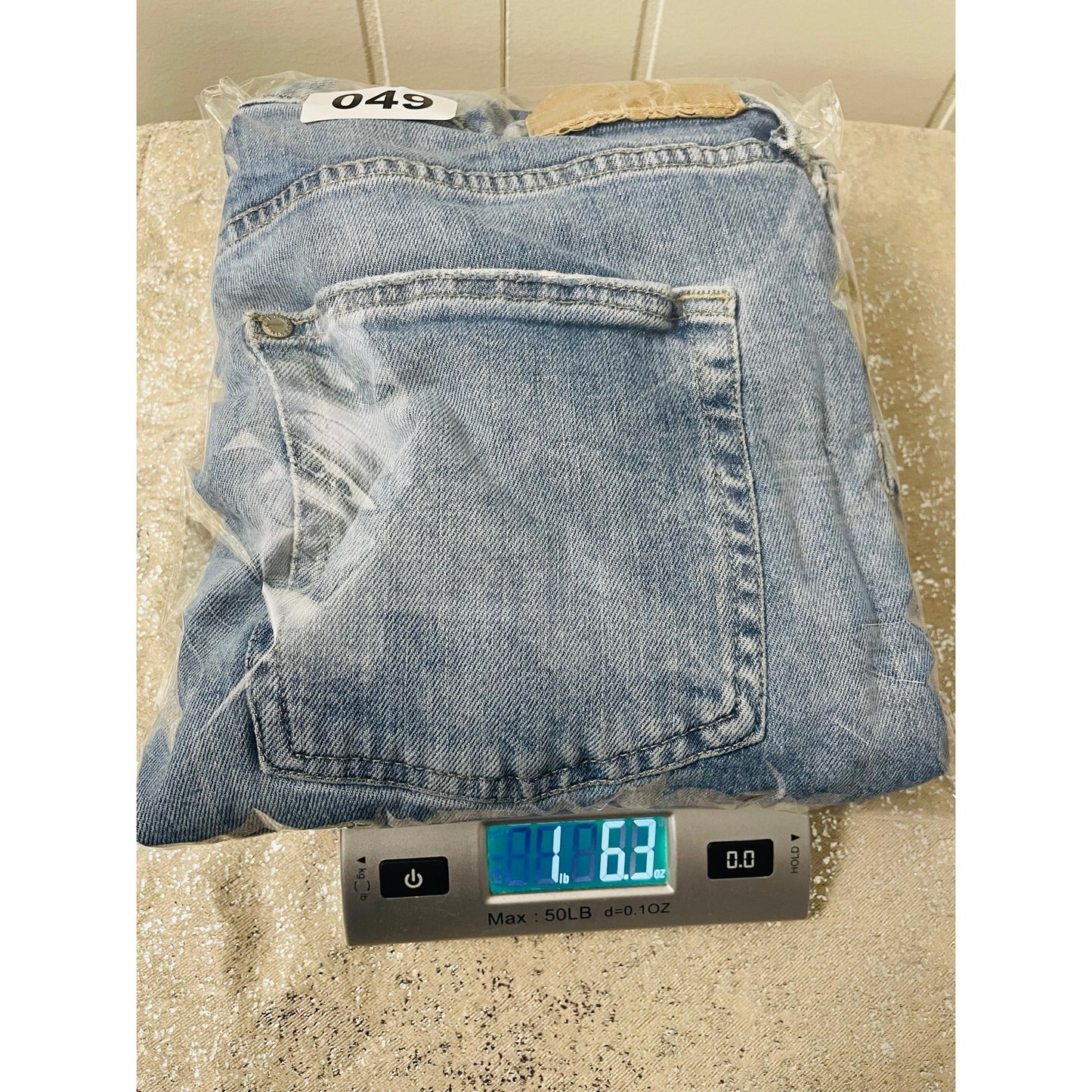 &DENIM Distressed Light Wash Woman Skinny Jeans Size 36