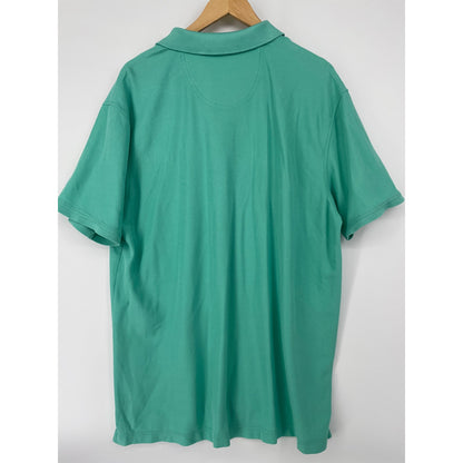 Izod Advantage Performance Natural Stretch Teal Mens Polo XXL