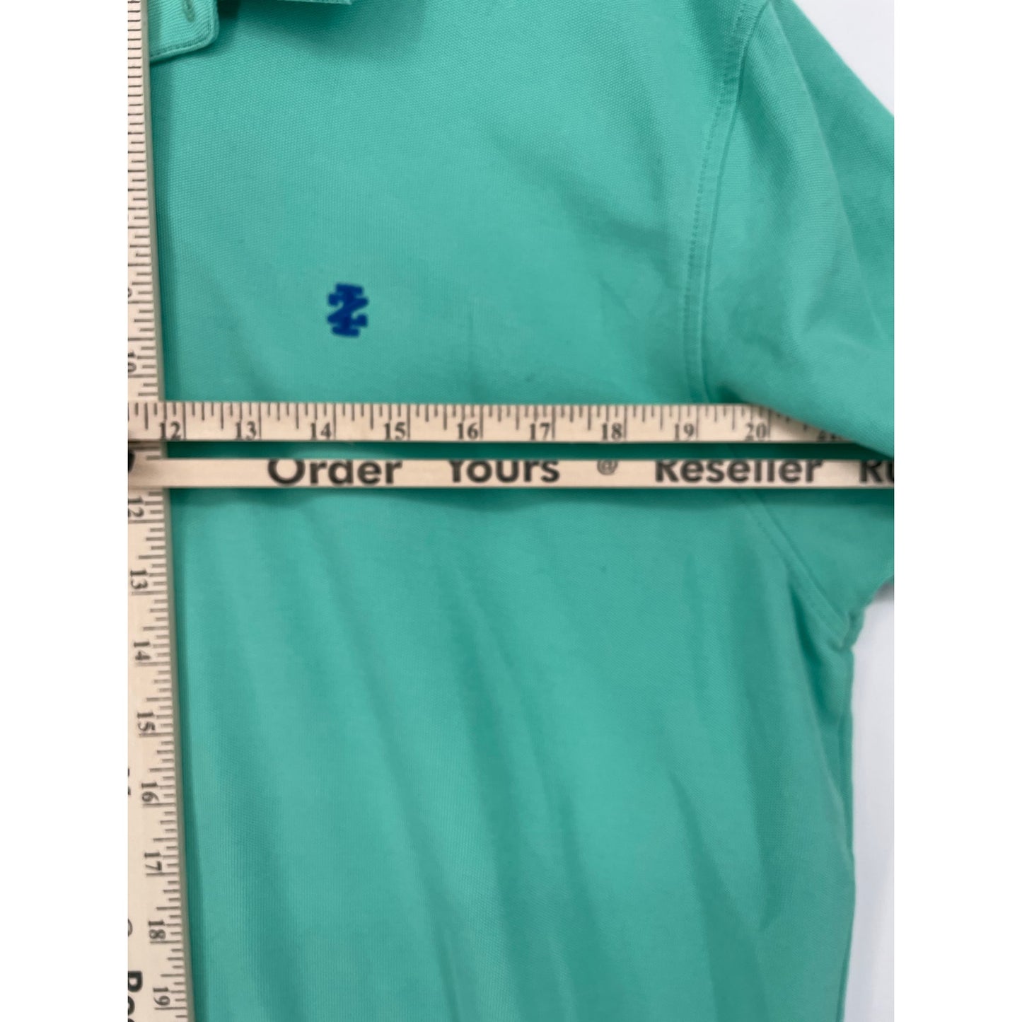 Izod Advantage Performance Natural Stretch Teal Mens Polo XXL