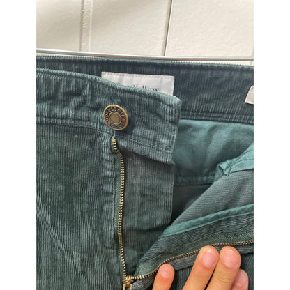 Mens GoodFellow Army Green Corduroy Straight Pant Size 38x32