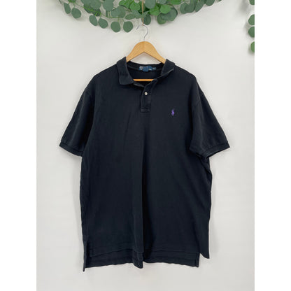 Polo by Ralph Lauren Charcoal Black Mens Polo  XXL