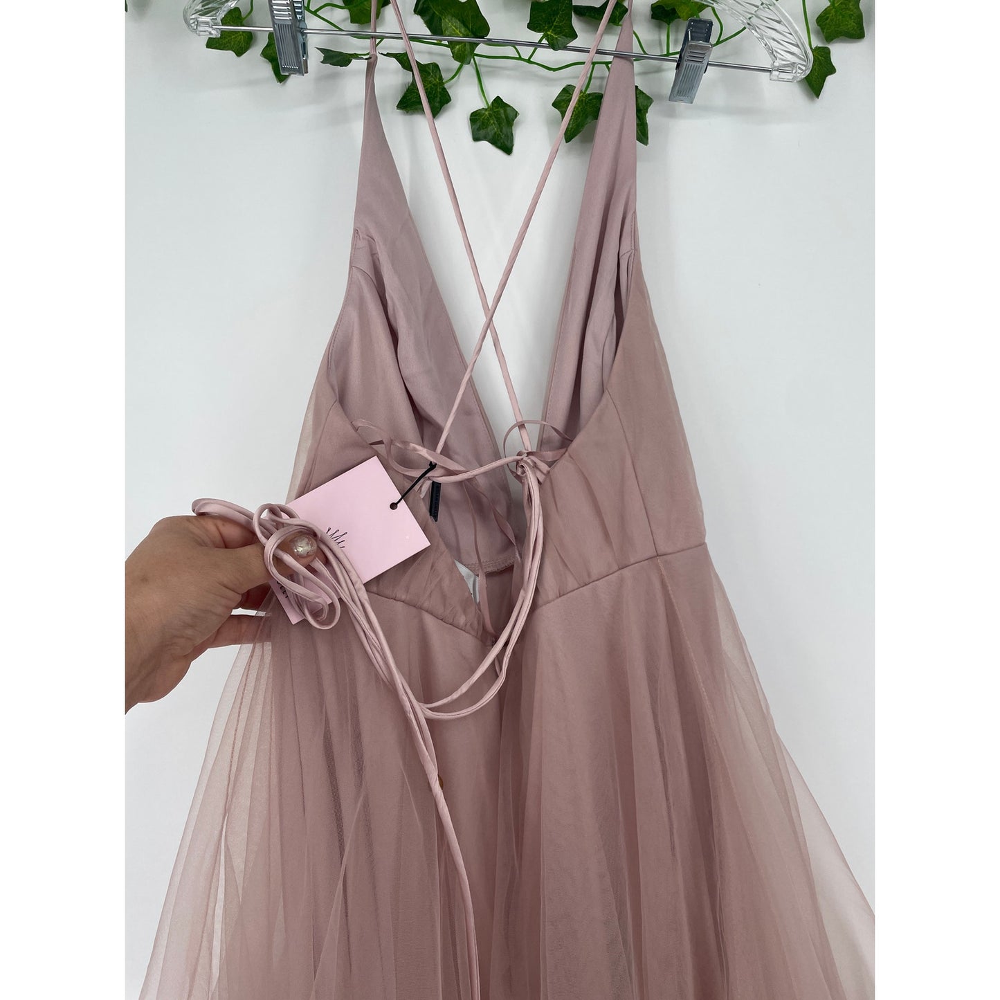Kiss The Girl Midi Blush Hello Molly Prom Dress NWT XS