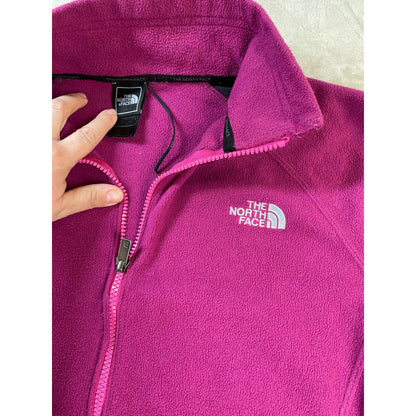 The North Face Magenta Woman’s Fleece Zipper Sweater L