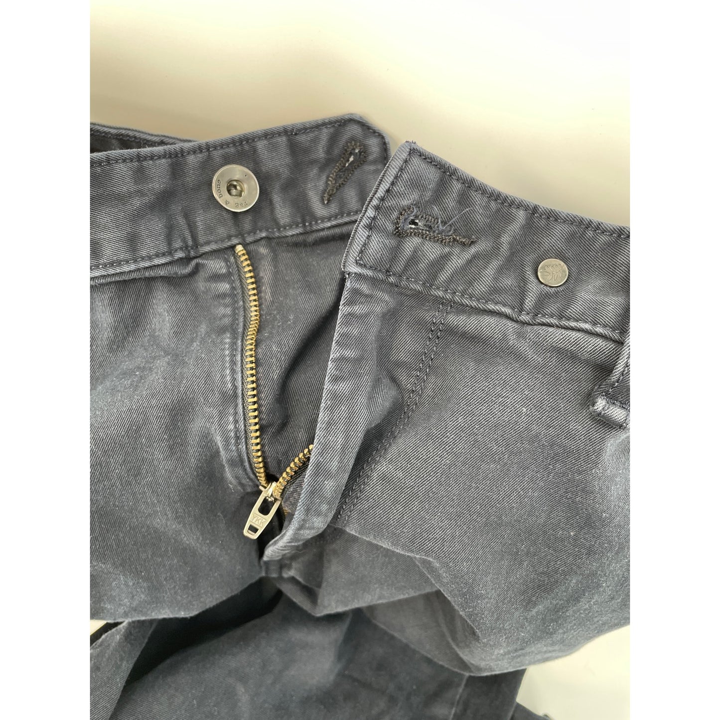 ran & bone Mens Fit Straight Twill Cotton Chino Navy Blue Pant Size 31