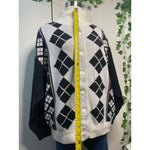 Mens Vintage Partners by Mervyns Button Up Sweater SZ 20W